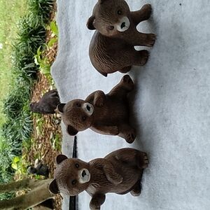 Vintage 1980s Homco Home Interiors bear 🐻 figurines
